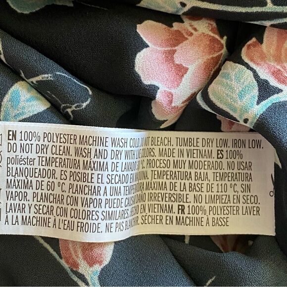 Forever 21 T Back Tank Top Floral Racerback Medium Flowy - Picture 6 of 10